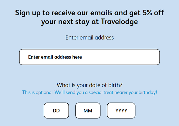 Email Signup