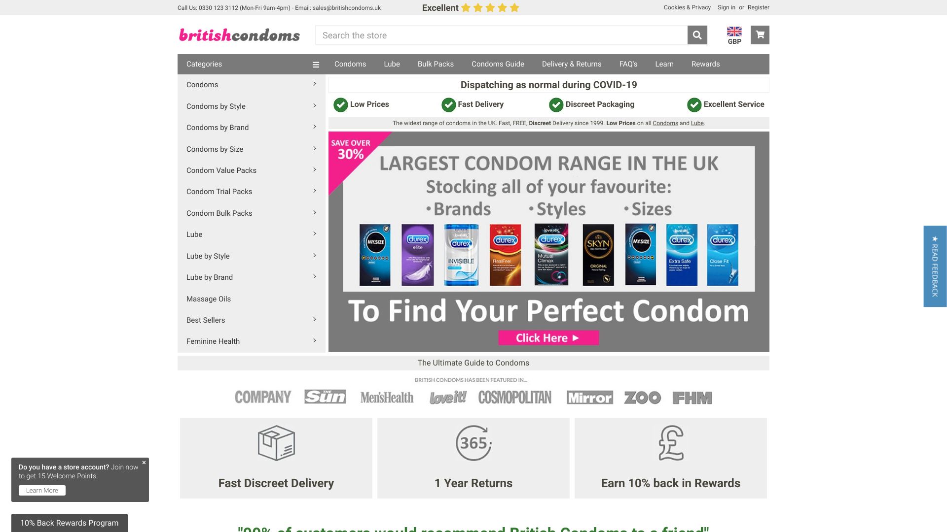 British Condoms screenshot