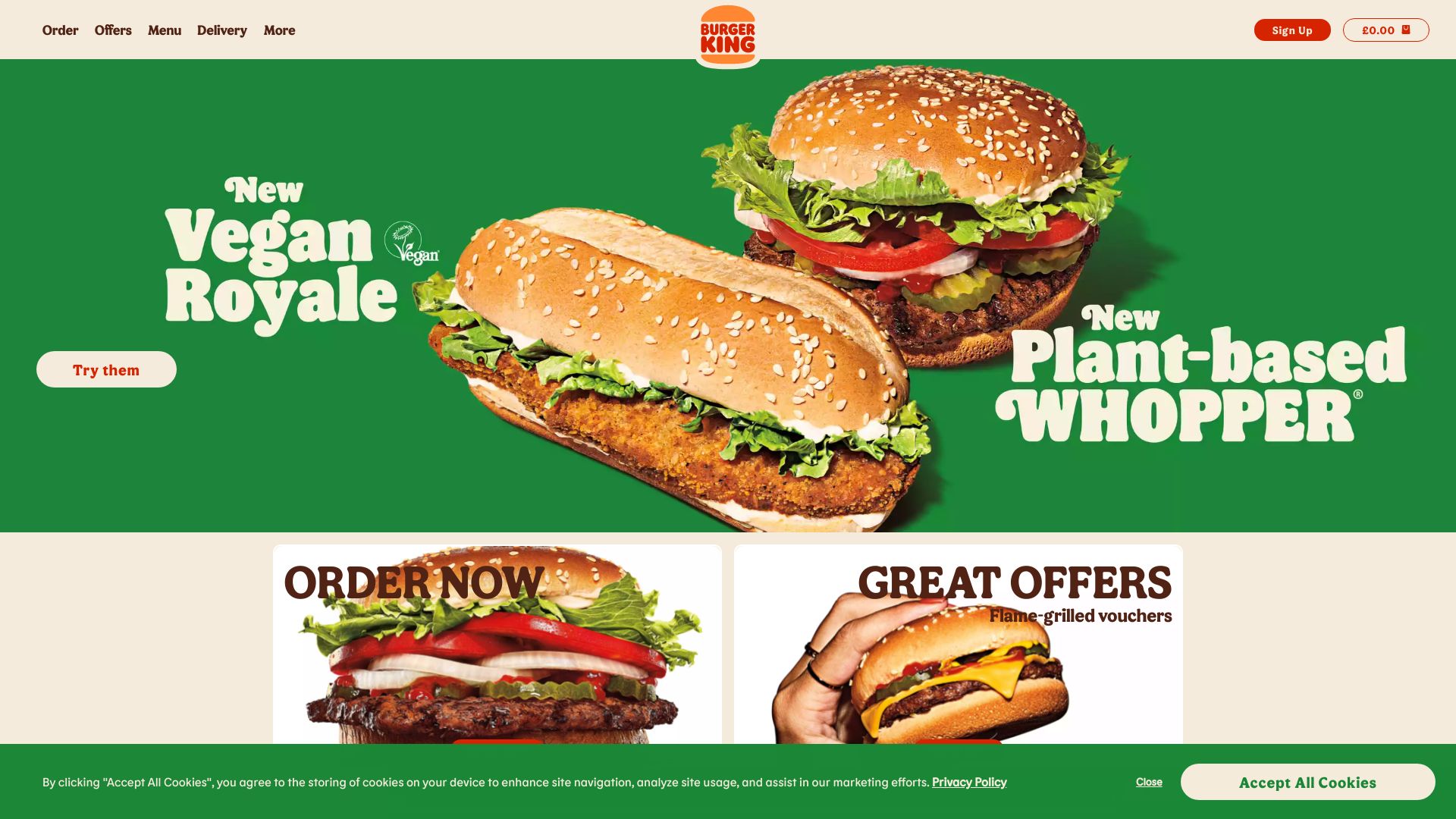 Burger King screenshot