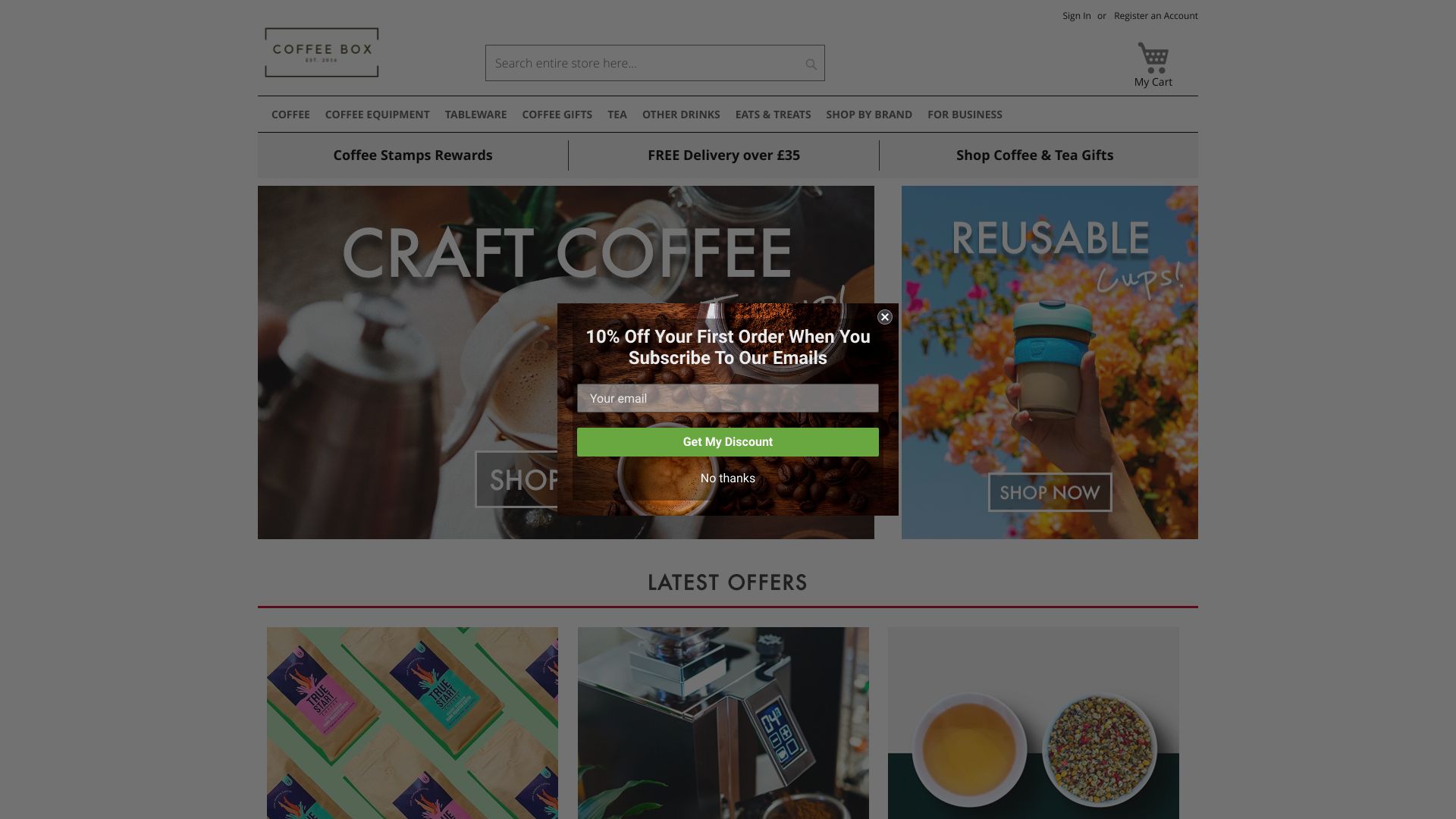 Coffee Box screenshot