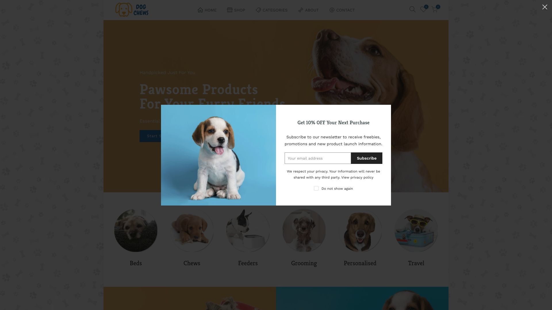 Dog Chews Store screenshot