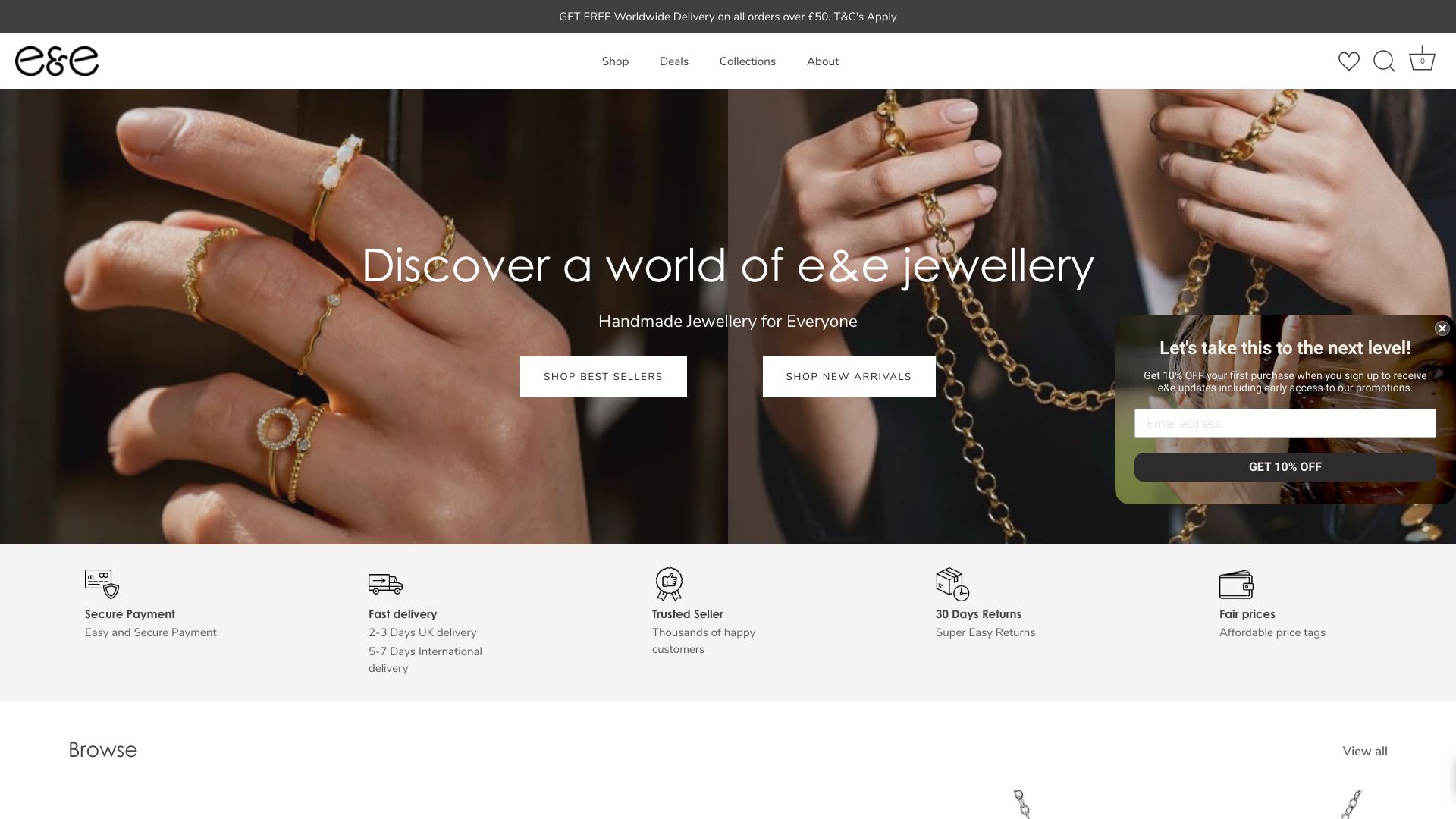 e&e Jewellery screenshot
