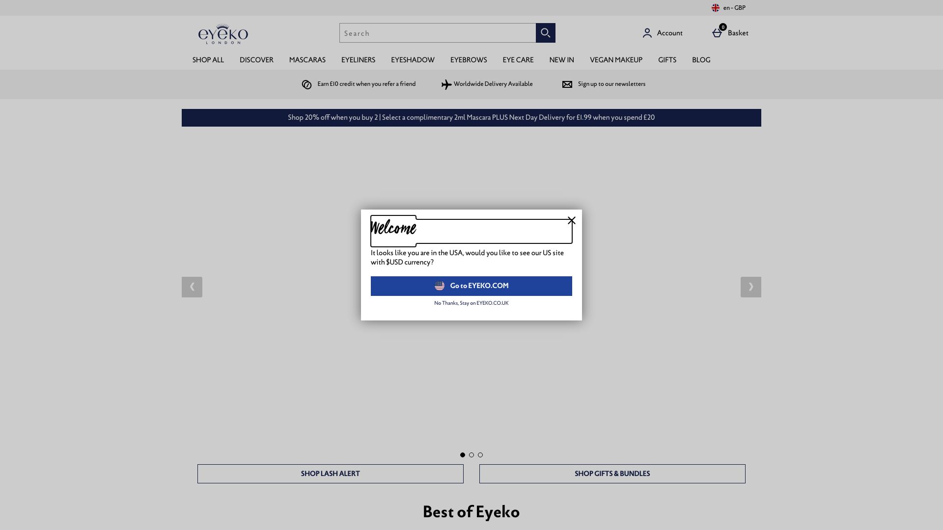 Eyeko screenshot