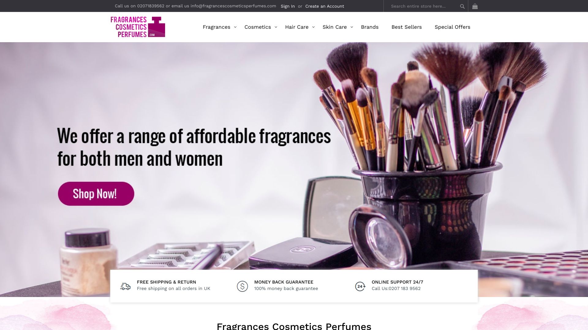 FragrancesCosmeticsPerfumes screenshot