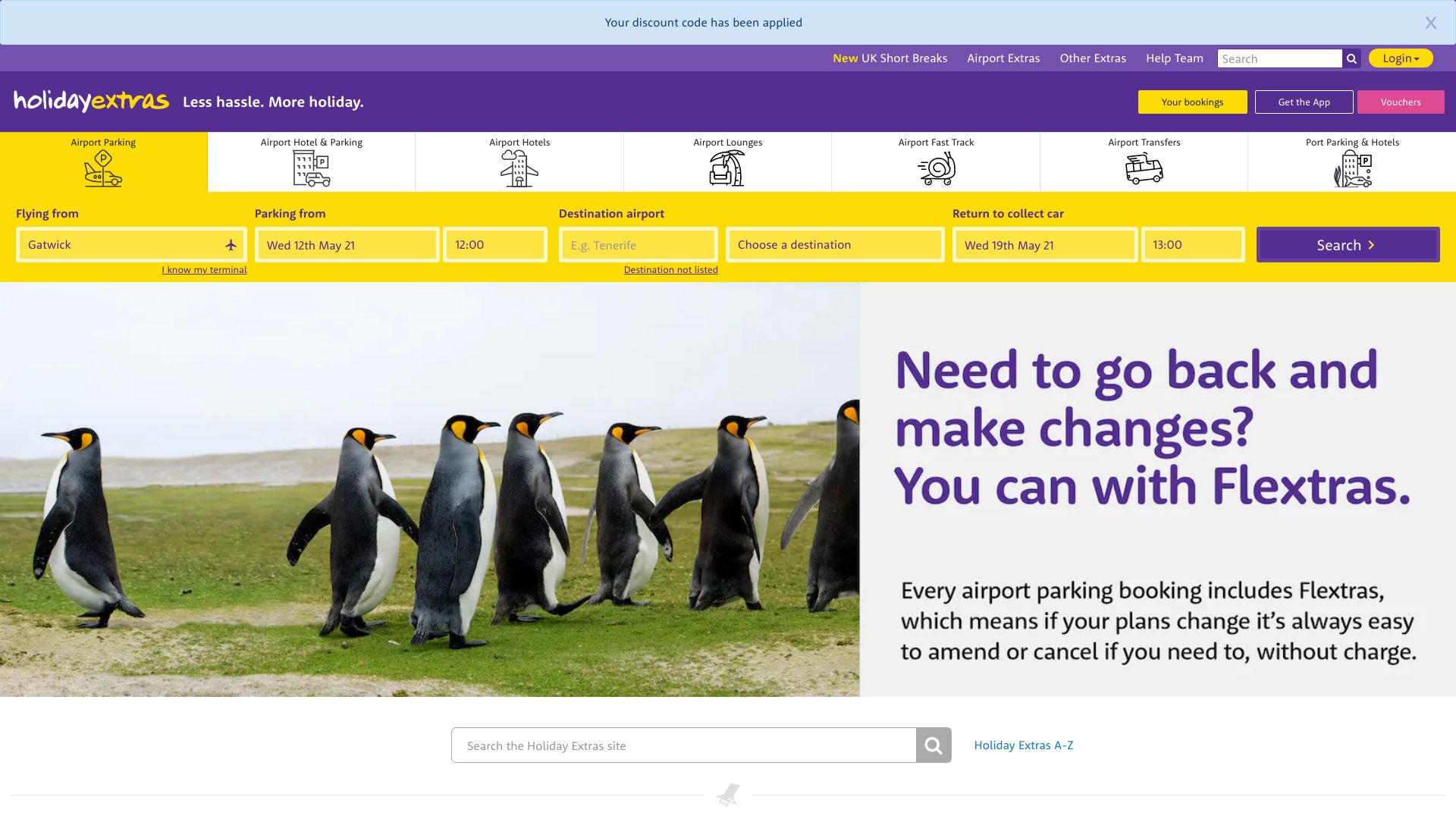 Holiday Extras screenshot