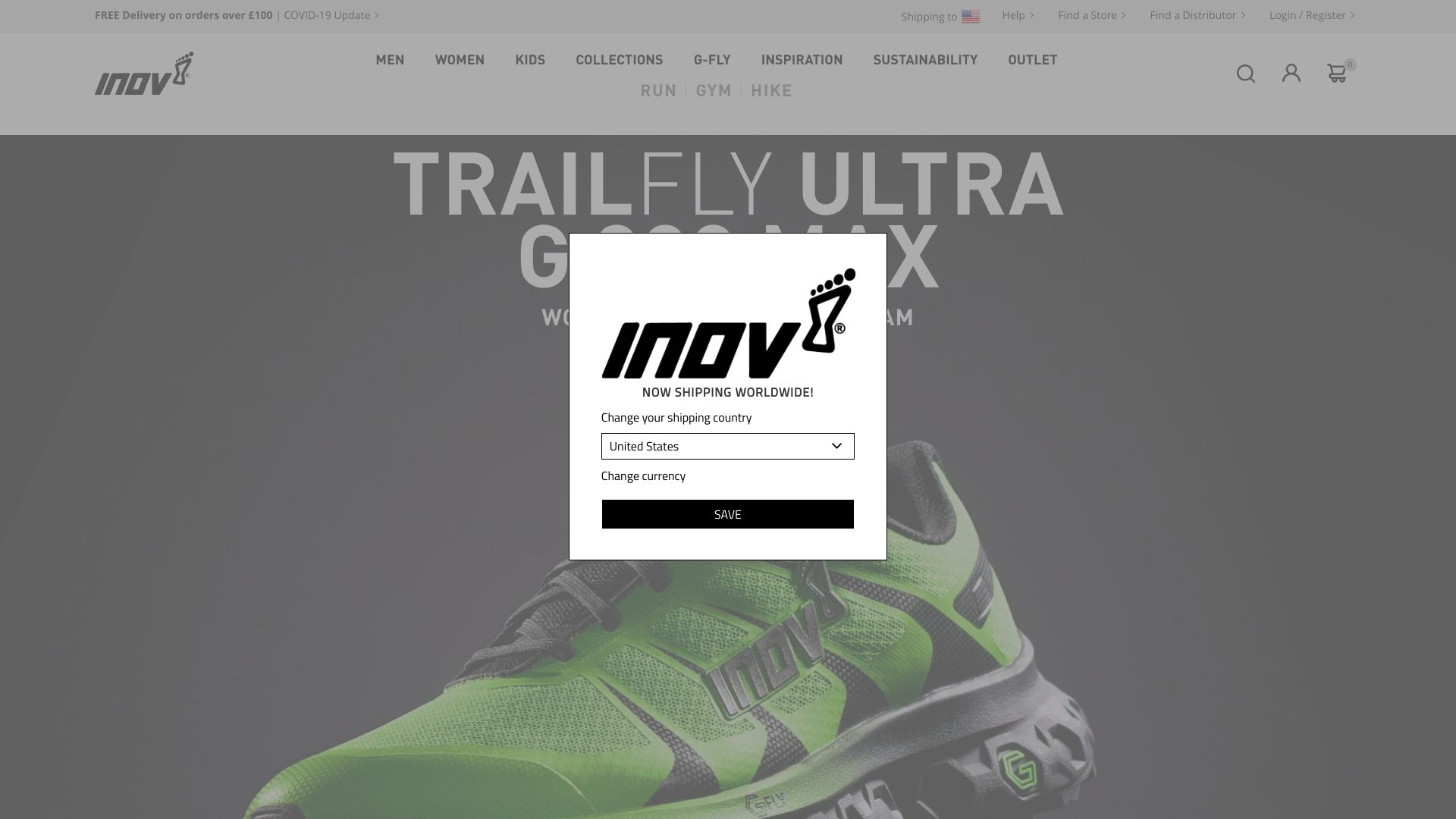 Inov-8 screenshot