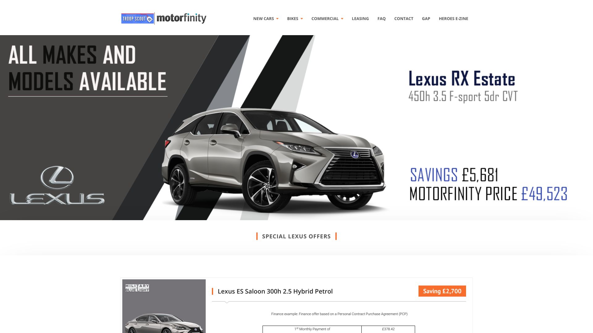 Lexus screenshot
