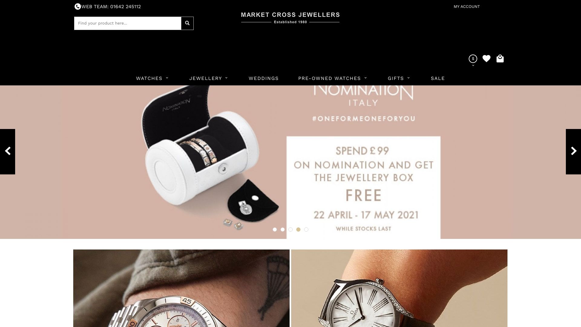 Market cross online watches