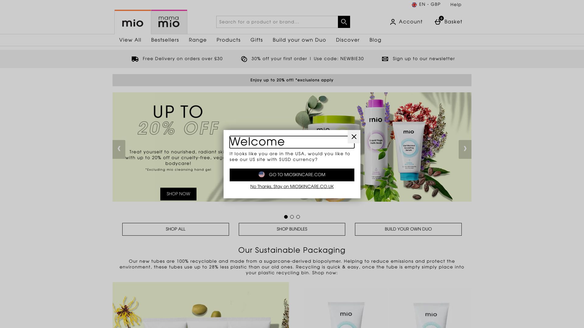 Mio Skincare screenshot