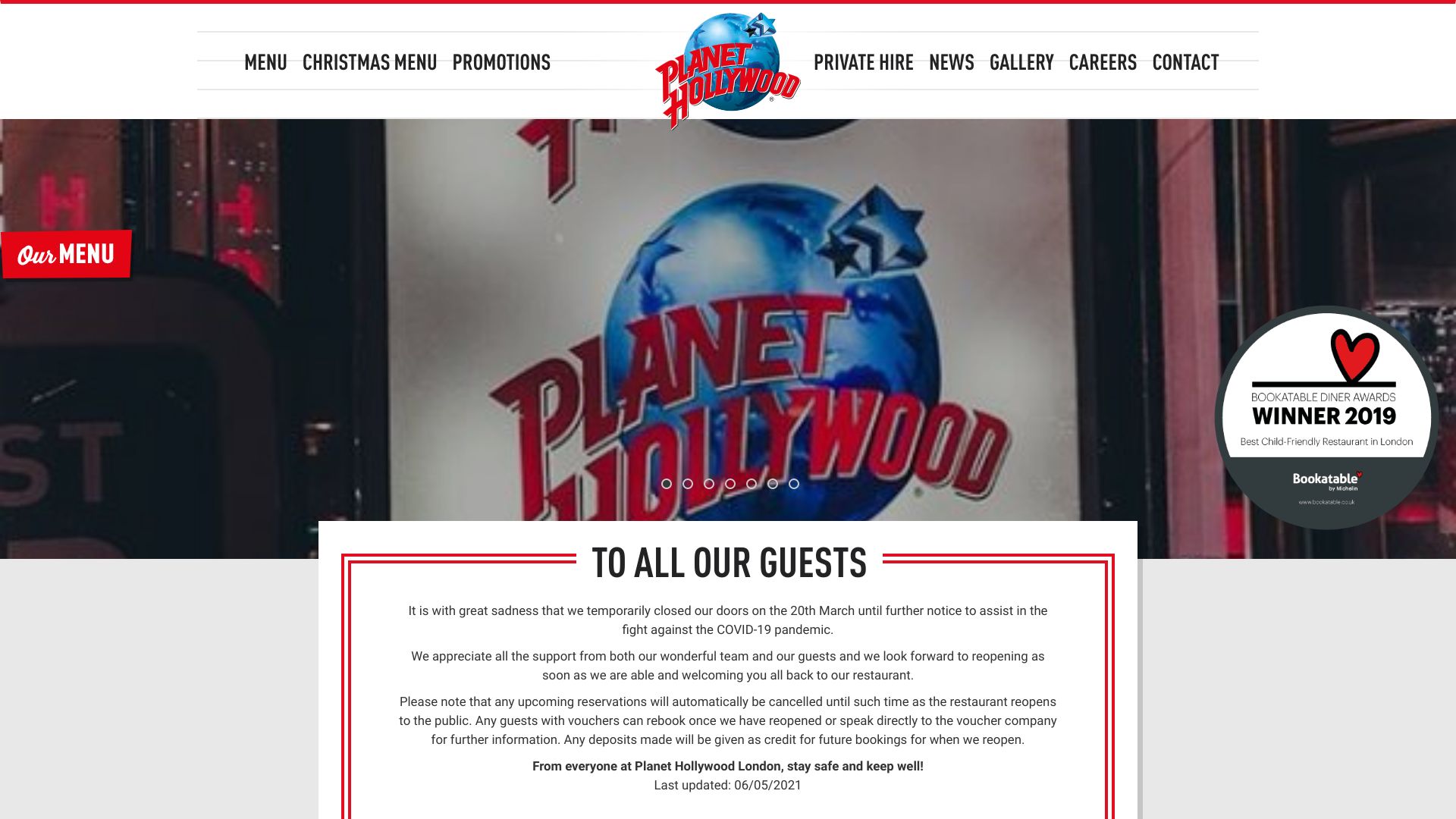 Planet Hollywood London screenshot