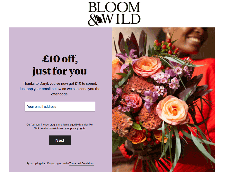 Bloom Wild Refer A Friends